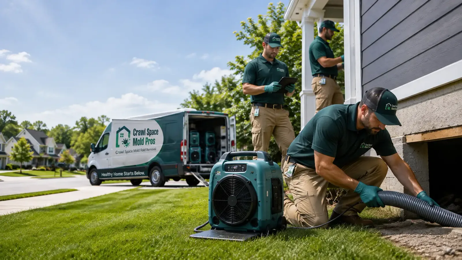 Crawl Space Mold Removal in College Point, NY